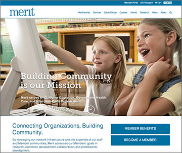 Main web page screenshot