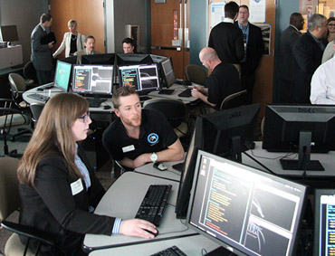 Michigan Cyber Range hub at Velocity Center in Sterling Heights, Michigan